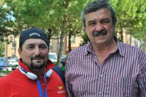 Tonino Luongo con Ratko Rudic all'HaBaWaBa