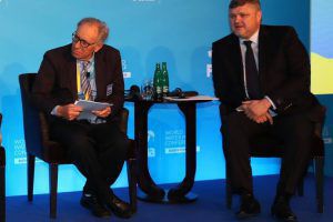 Lolo Ibern and Andrey Kryukov, vice-presidente del Comitato Tecnico della FINA 