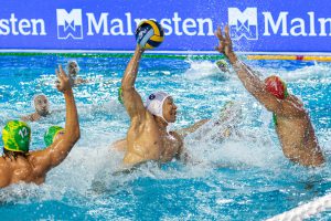Il primo gol di Vernoux a Tempesti in Marsiglia-Ortigia