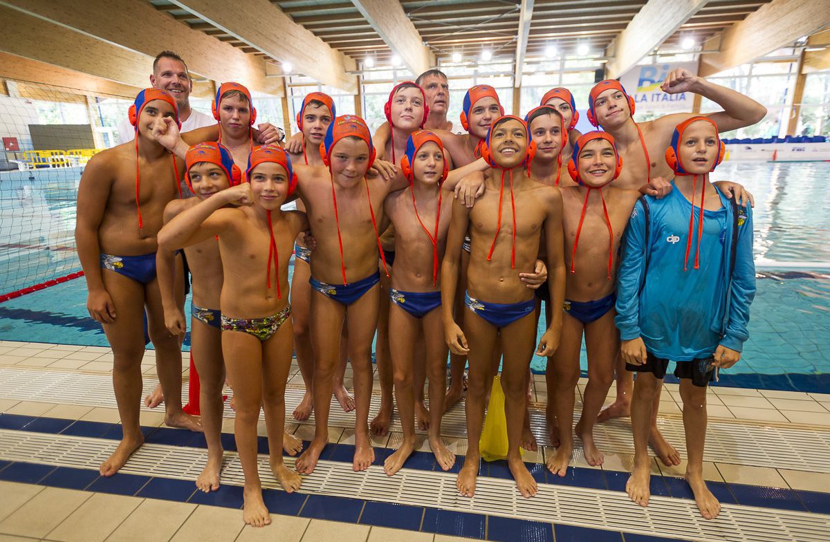 Lo Szeged, vincitore del torneo maschile all'HaBaWaBa PLUS U13 2018 (tutte le foto di DeepBlueMedia)