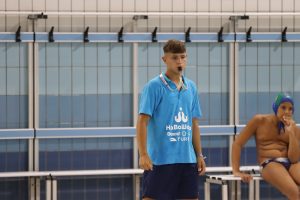 Emanuele D'Onofrio, giovane arbitro della finale U13 squadre miste.